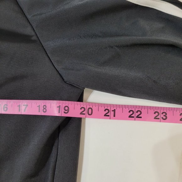 Adidas Men's Zip-Up Light Jacket Black/White - Small - Picture 5 of 6